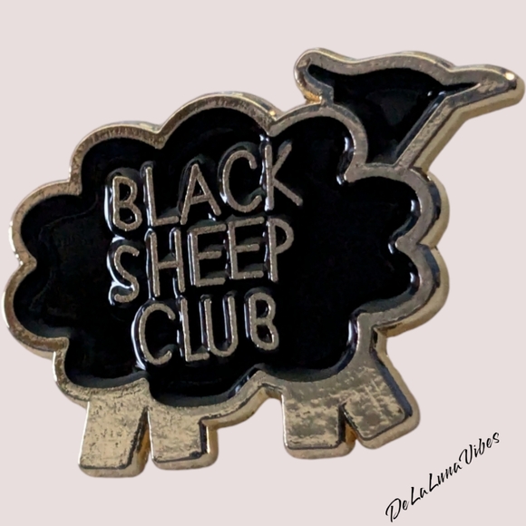 3/$12 "Black Sheep Club" Enamel Pin. - Picture 1 of 3